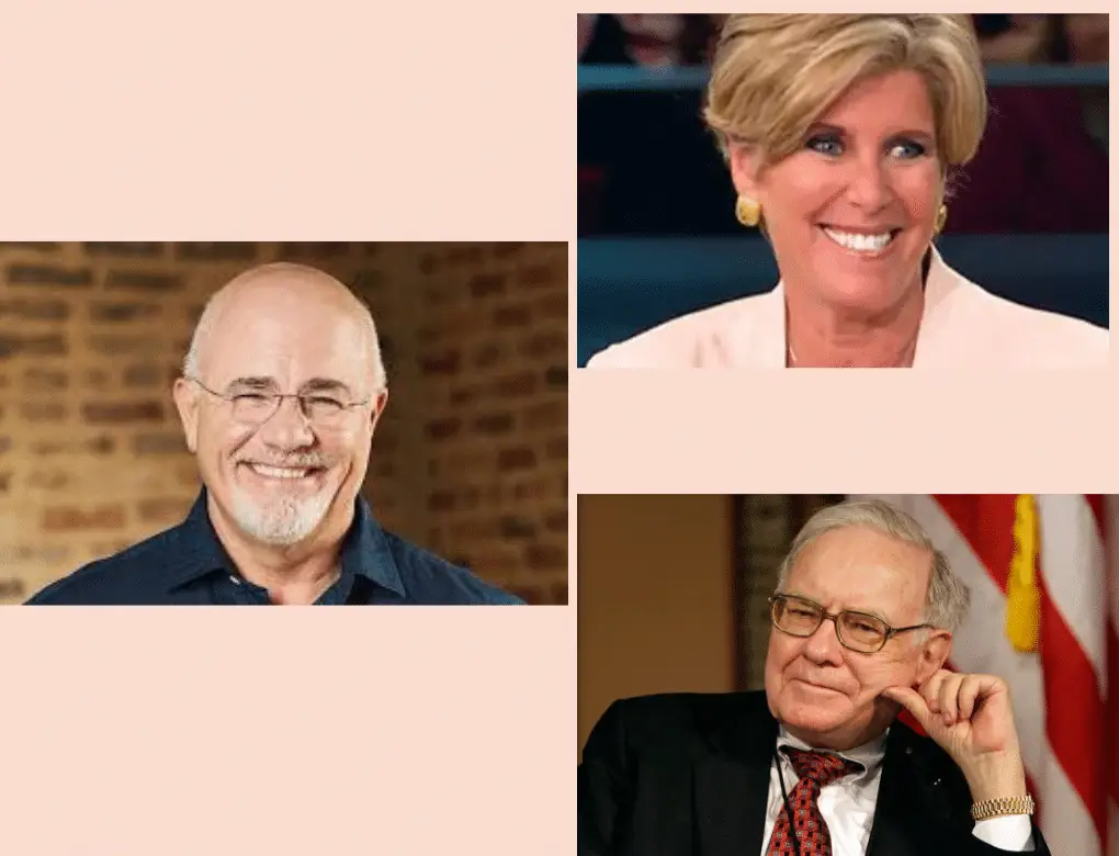 Warren Buffett, Suze Orman & Dave Ramsey